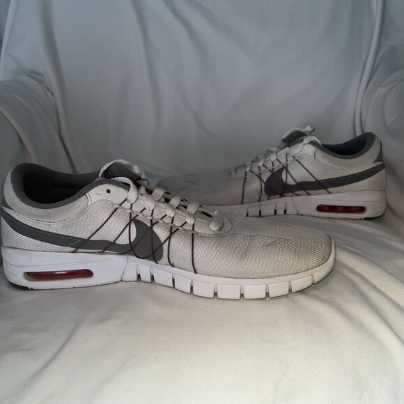 Nike Eric Koston Max SB Summit White Gray Red Mens Size 11 Style 855678-101 - Picture 4 of 15